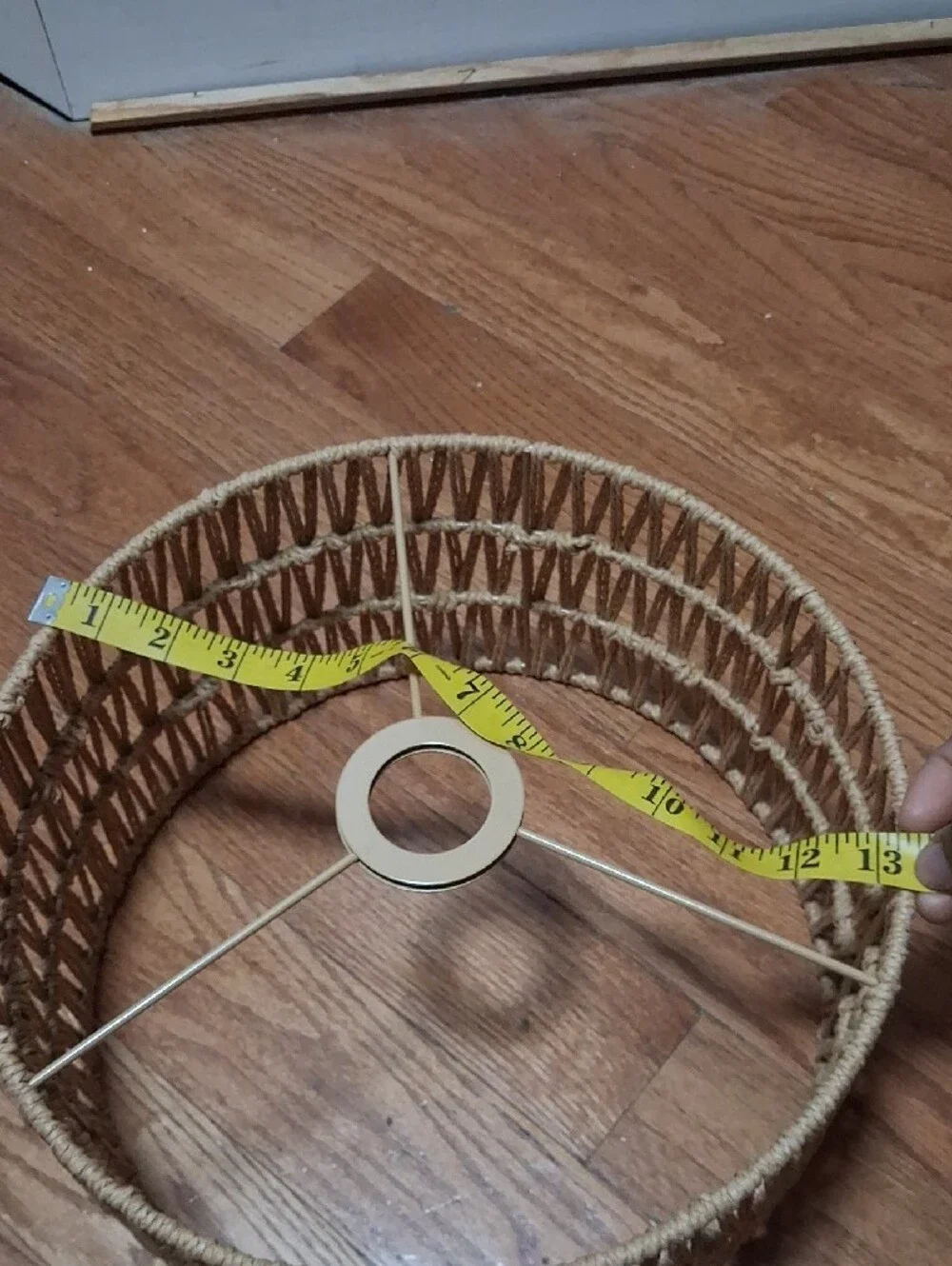 Natural Jute Rope Lampshade - Neutral Brown